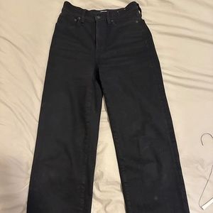 Madewell vintage wide leg tall black